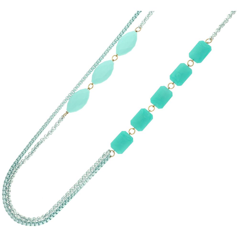 camps & camps collier Long Chain Beads Necklace