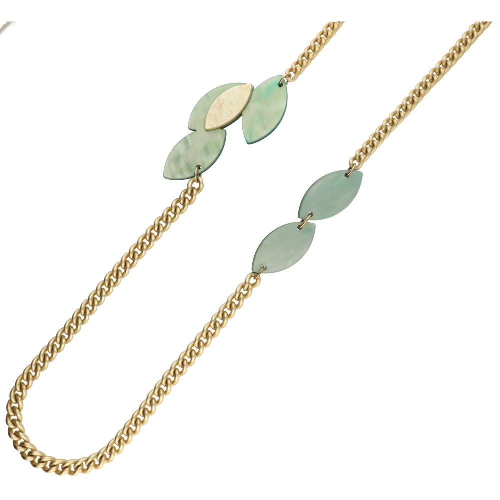 camps & camps collier long leaves necklace