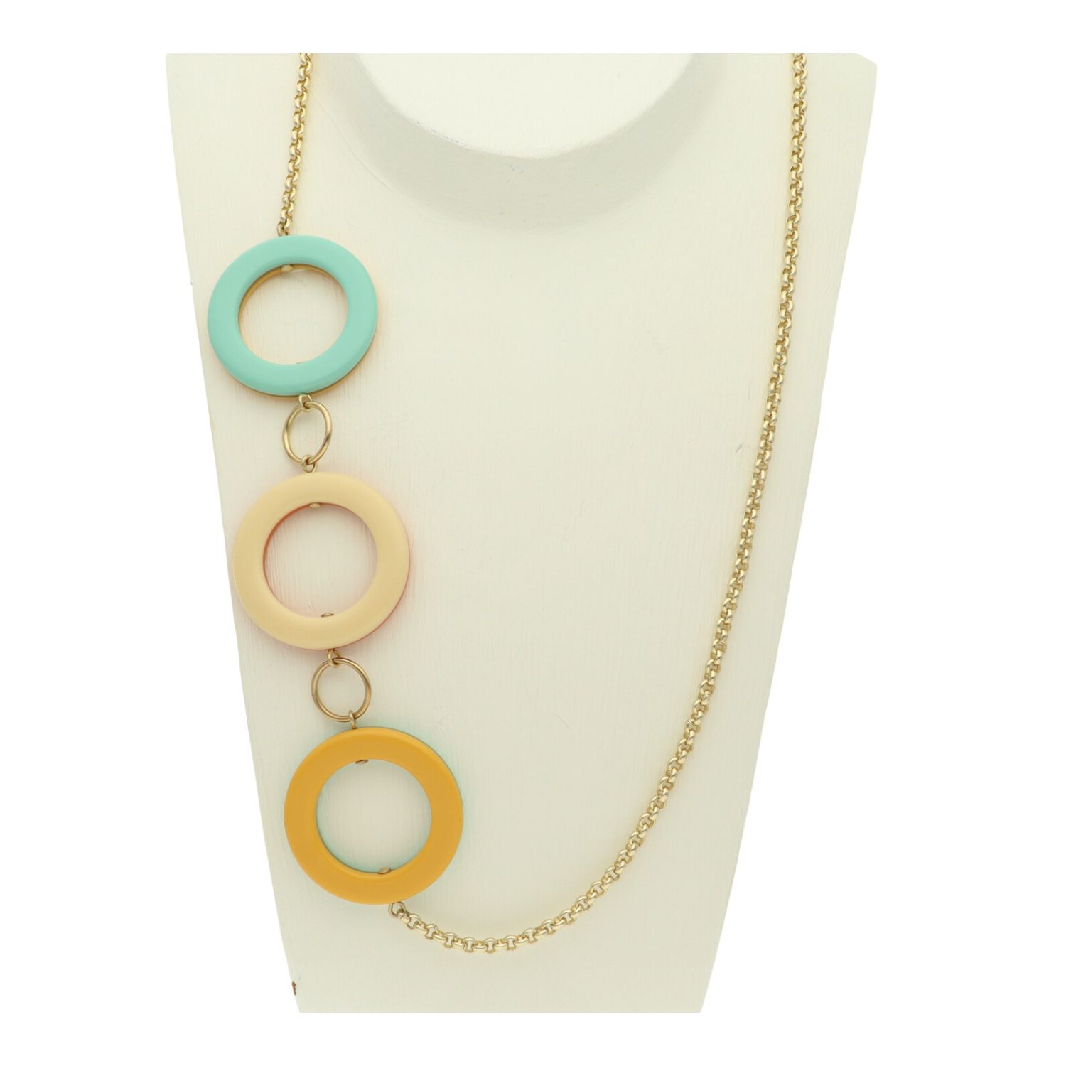 camps & camps collier Long Round Hoops Necklace