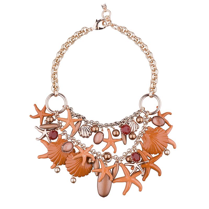 camps & camps collier pearly shell couture necklace