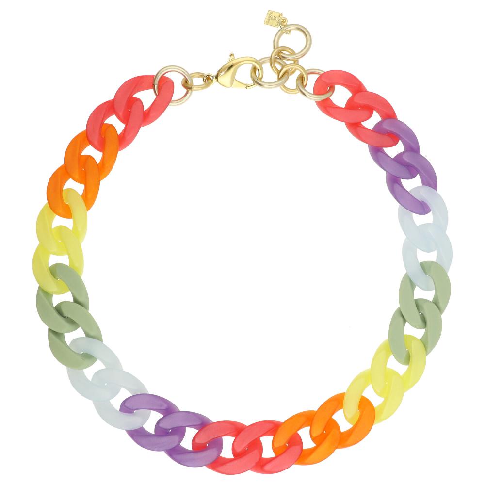 camps & camps collier Rainbow Silk Necklace
