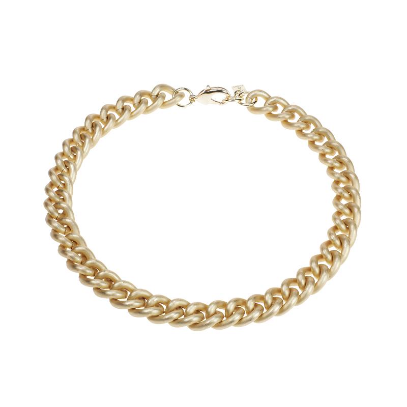 camps & camps collier satin gold chain