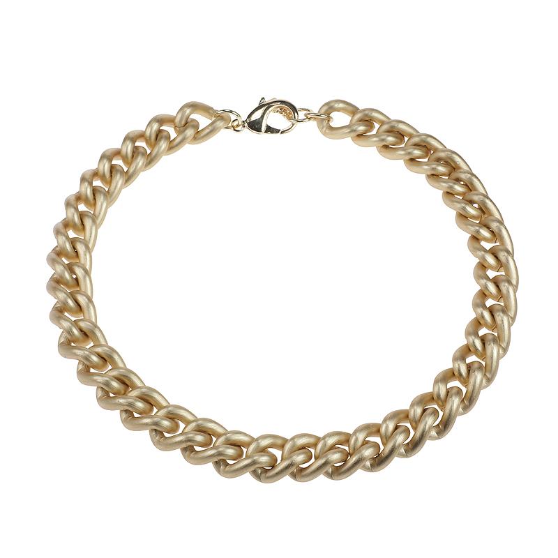 camps & camps collier satin gold chunky necklace