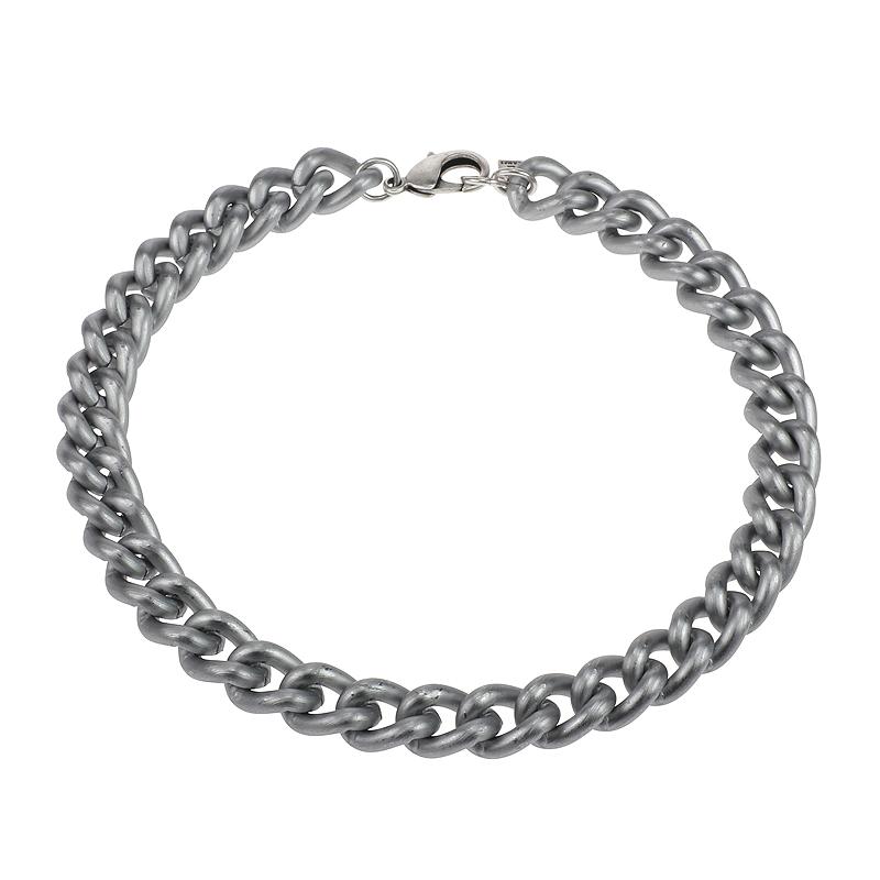 Camps & Camps Collier Satin Silver Chunky Necklace