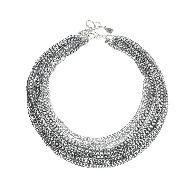 Camps & Camps Collier Silver Bundle Necklace