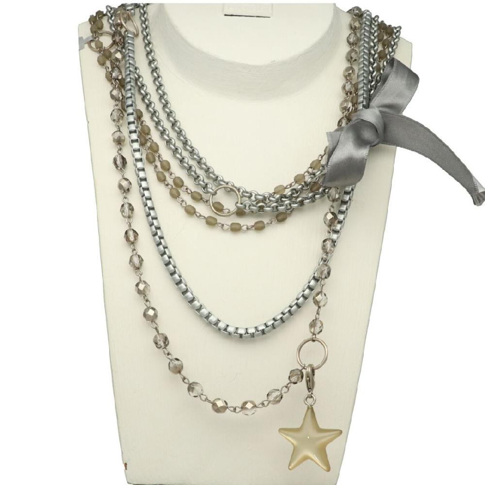 camps & camps Collier Silver splendour necklace