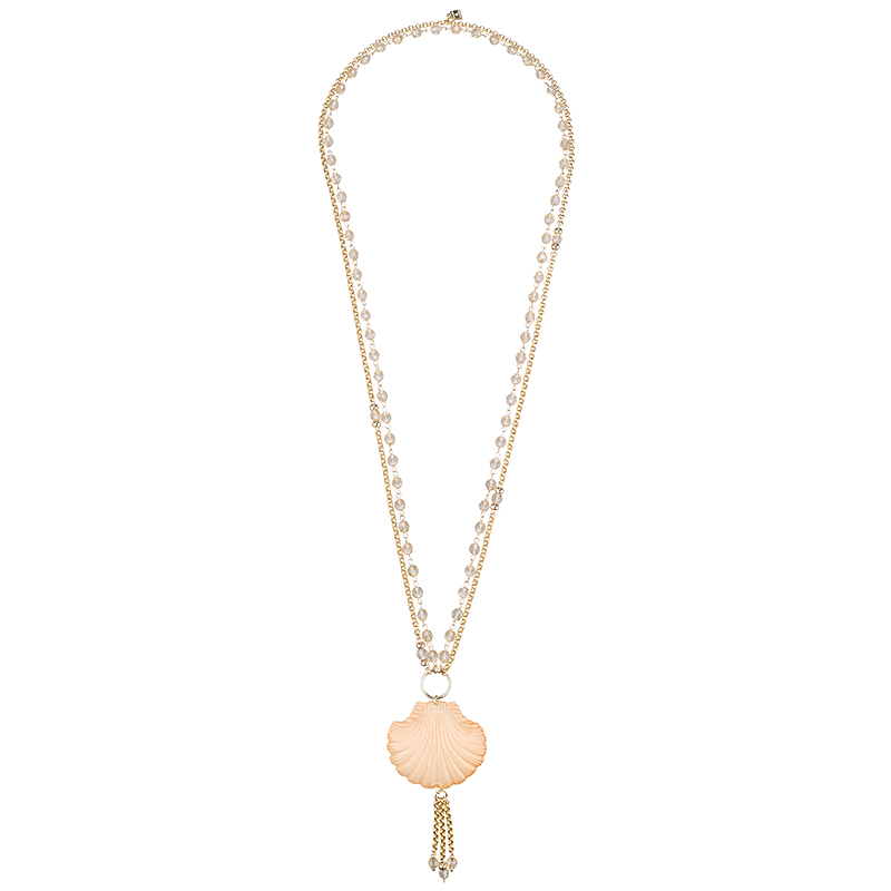 camps & camps collier vogue shell necklace