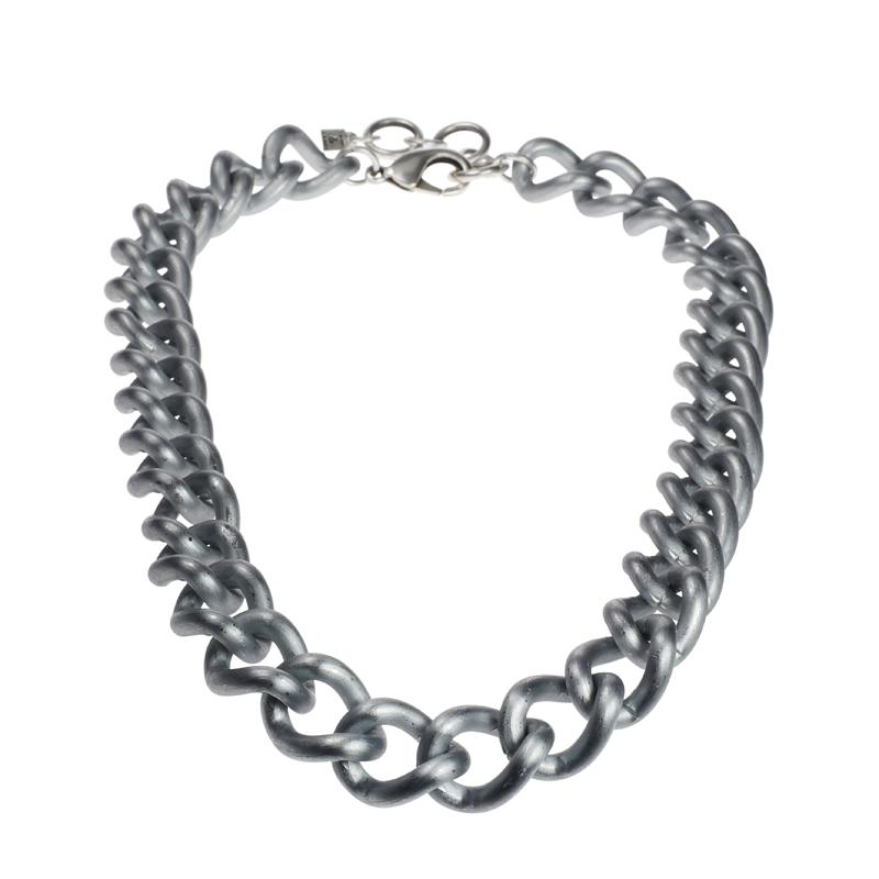 camps & camps collier XL silver open gourmet chain
