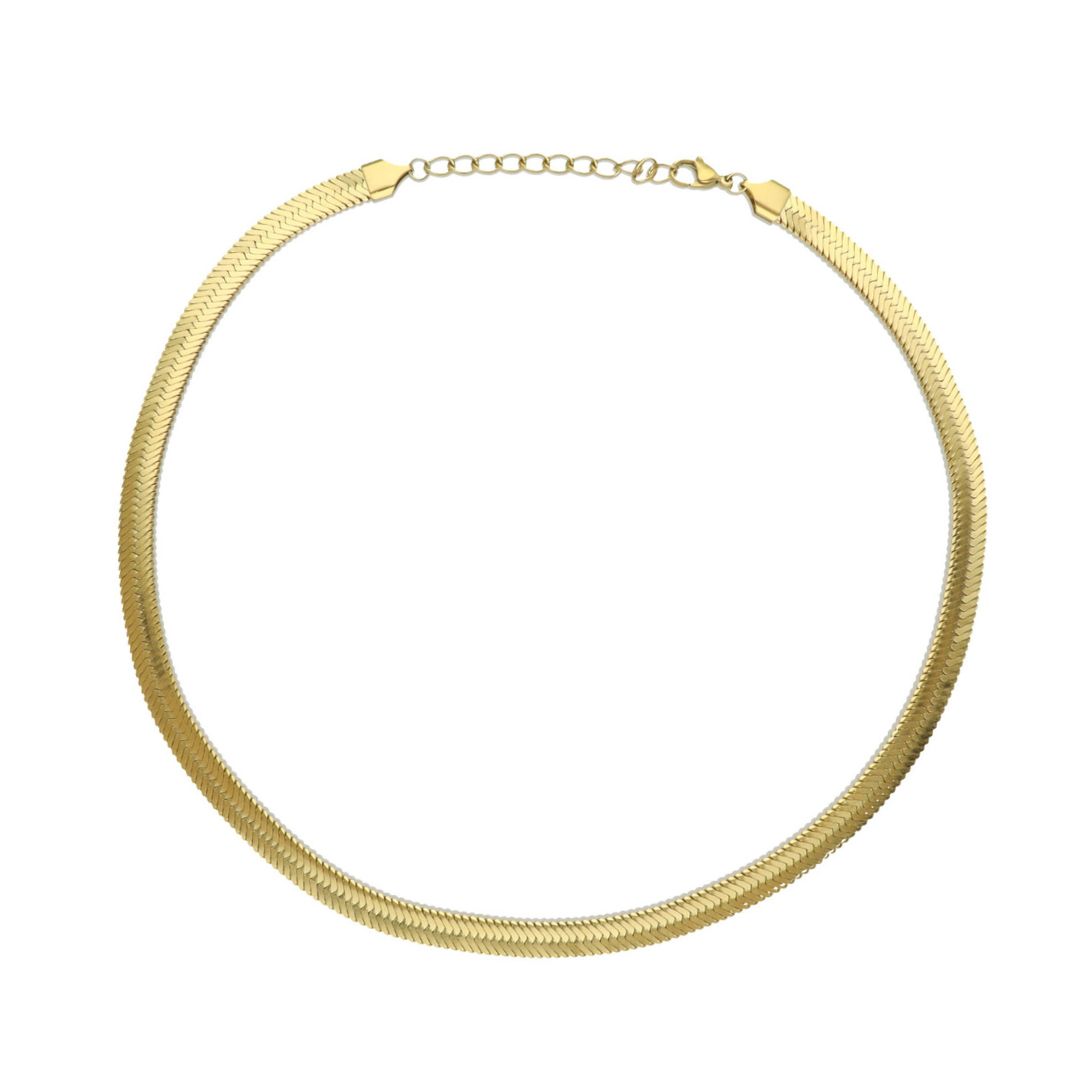 camps & camps ketting Flat Chain Snake Necklace