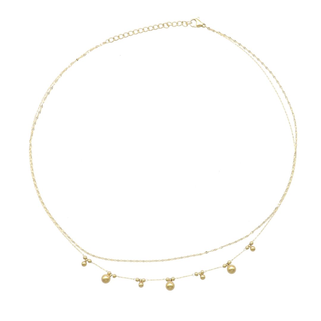 camps & camps ketting Little Golden Ball Necklace