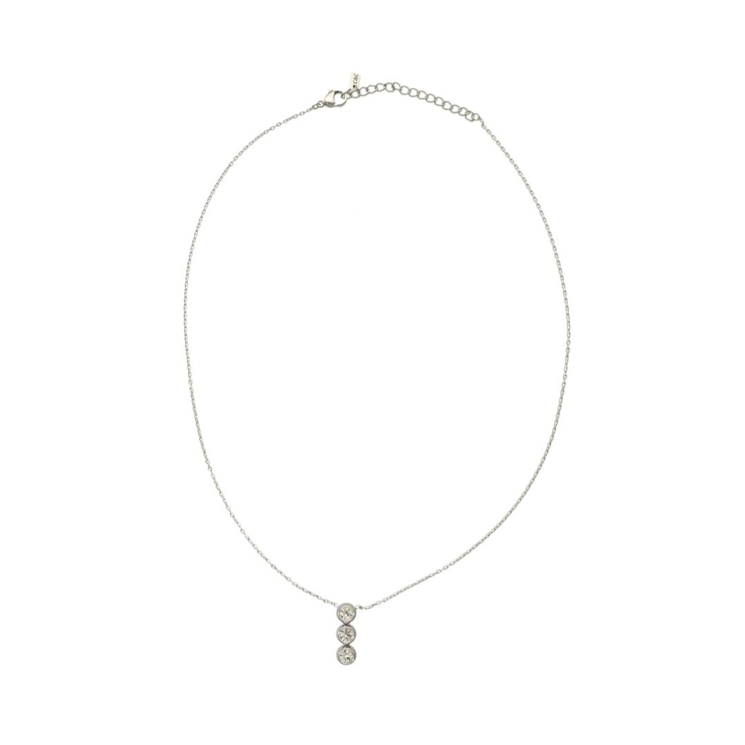 camps & camps ketting Little Silver Stone Necklace