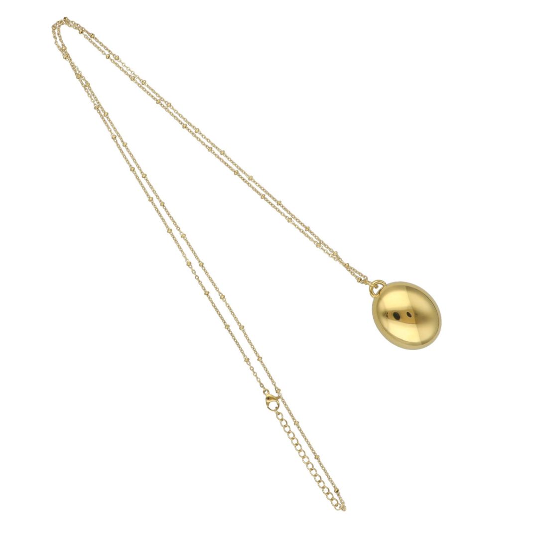 camps & camps ketting Statement Golden Oval Hanger