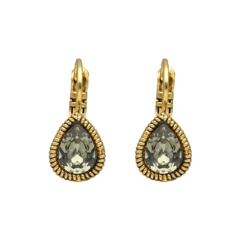 camps & camps oorbellen Black Diamond