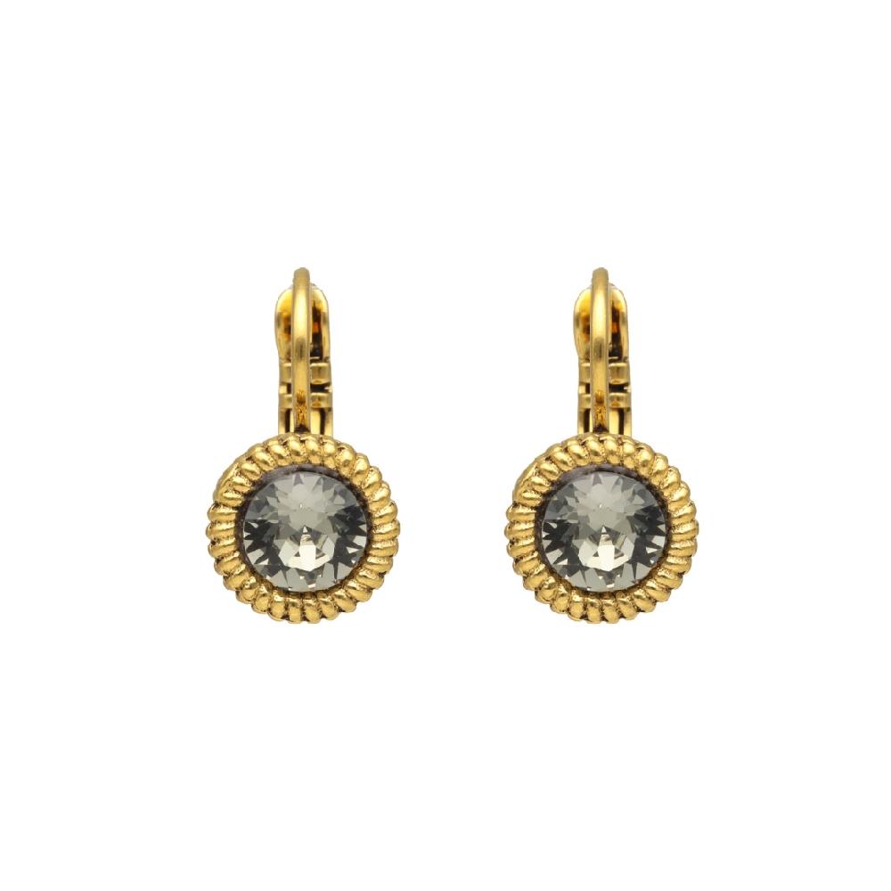 camps & camps oorbellen Black Diamond