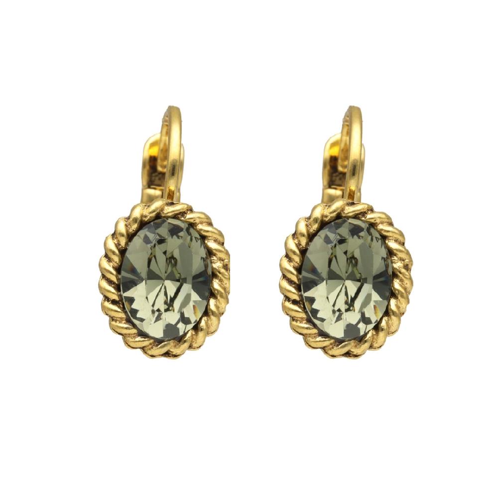 camps & camps oorbellen Black Diamond