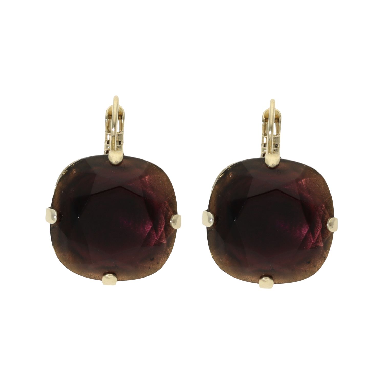 camps & camps oorbellen Burgundy Metallic