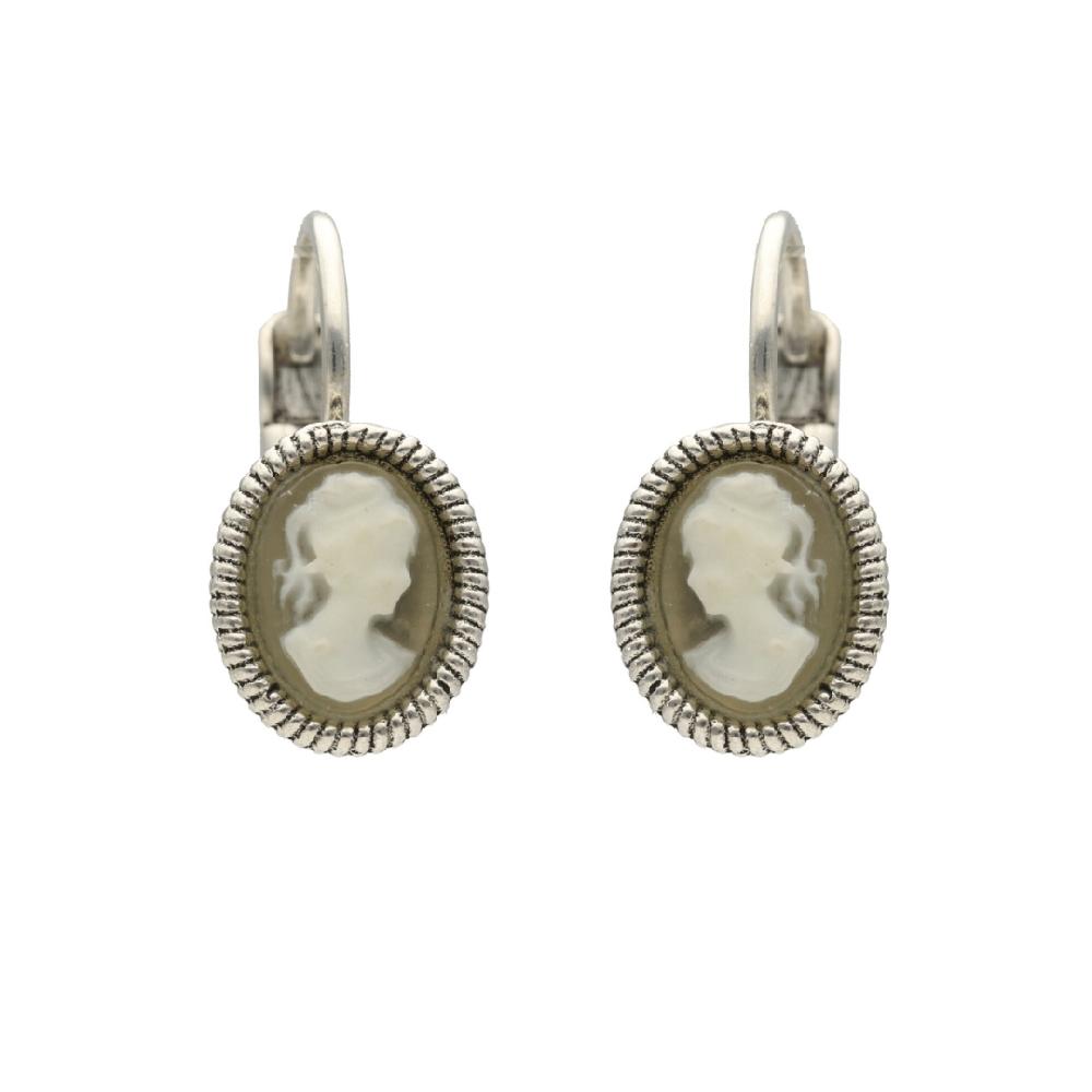 camps & camps oorbellen Cameo Blanc