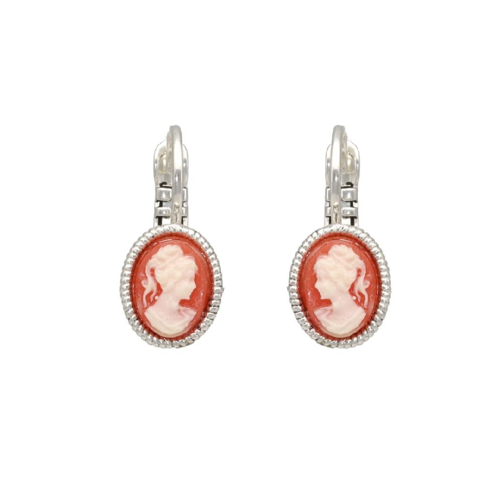 camps & camps oorbellen Cameo Coral