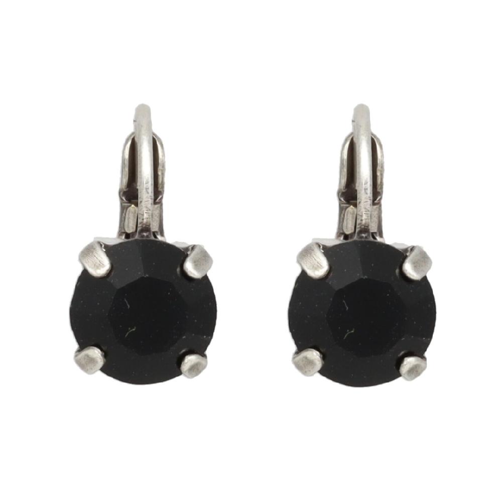 camps & camps oorbellen Jet Black