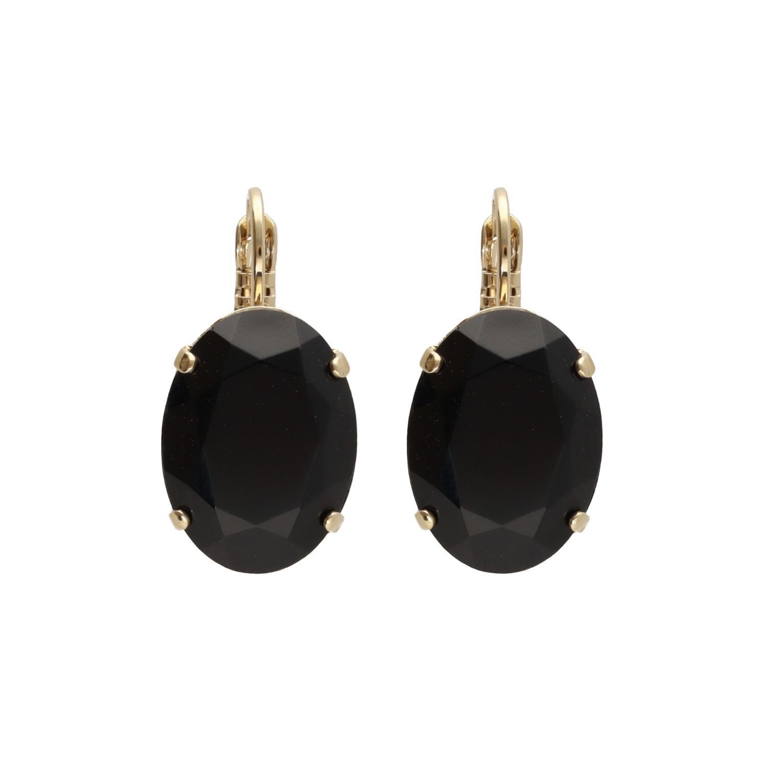 camps & camps oorbellen Jet Black