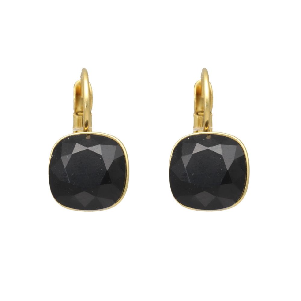 camps & camps oorbellen Jet Black