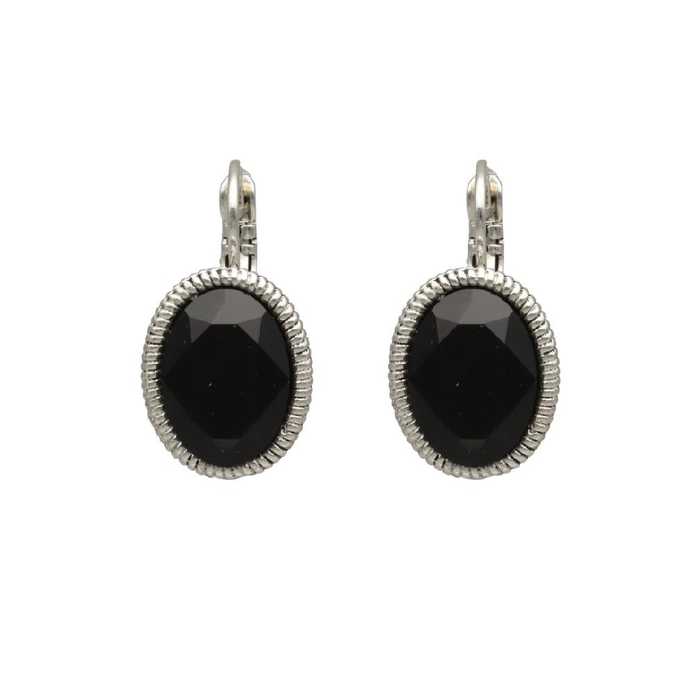 camps & camps oorbellen Jet Black