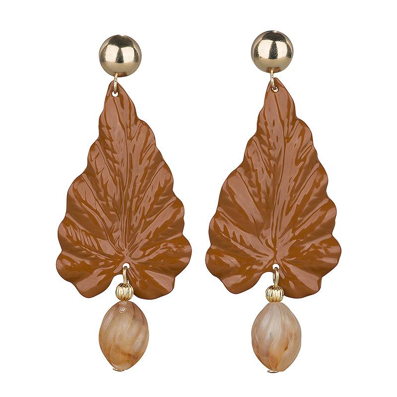 camps & camps Oorbellen twirly leaf