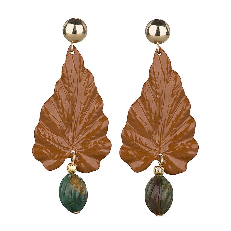 camps & camps Oorbellen twirly leaf