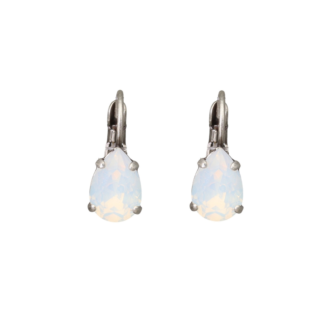 camps & camps oorbellen White Opal