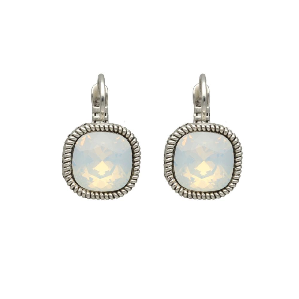 Camps & Camps Oorbellen White Opal