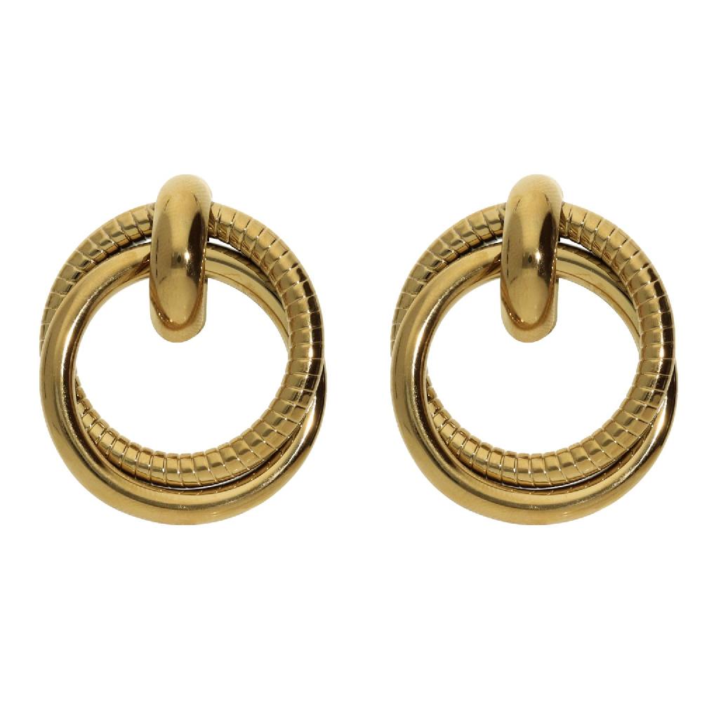 camps & camps oorhangers Big Double Hoops Relief