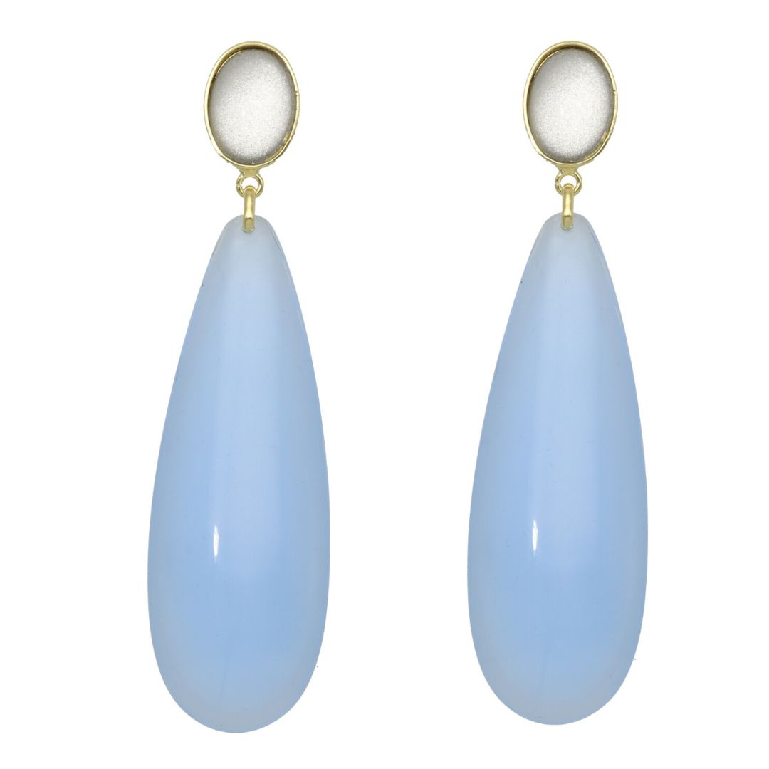 camps & camps oorhangers Chique Oval Dangling Drops