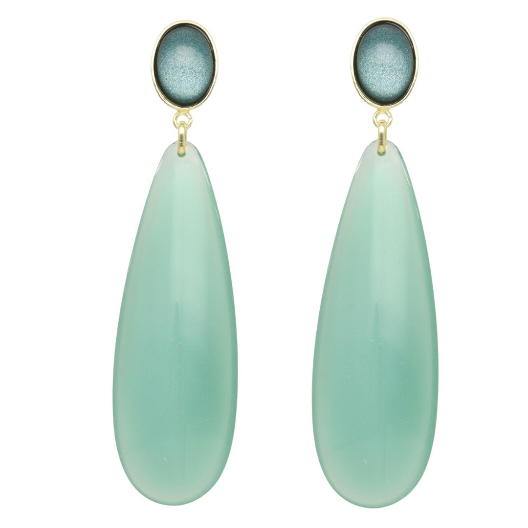 camps & camps oorhangers Chique Oval Dangling Drops