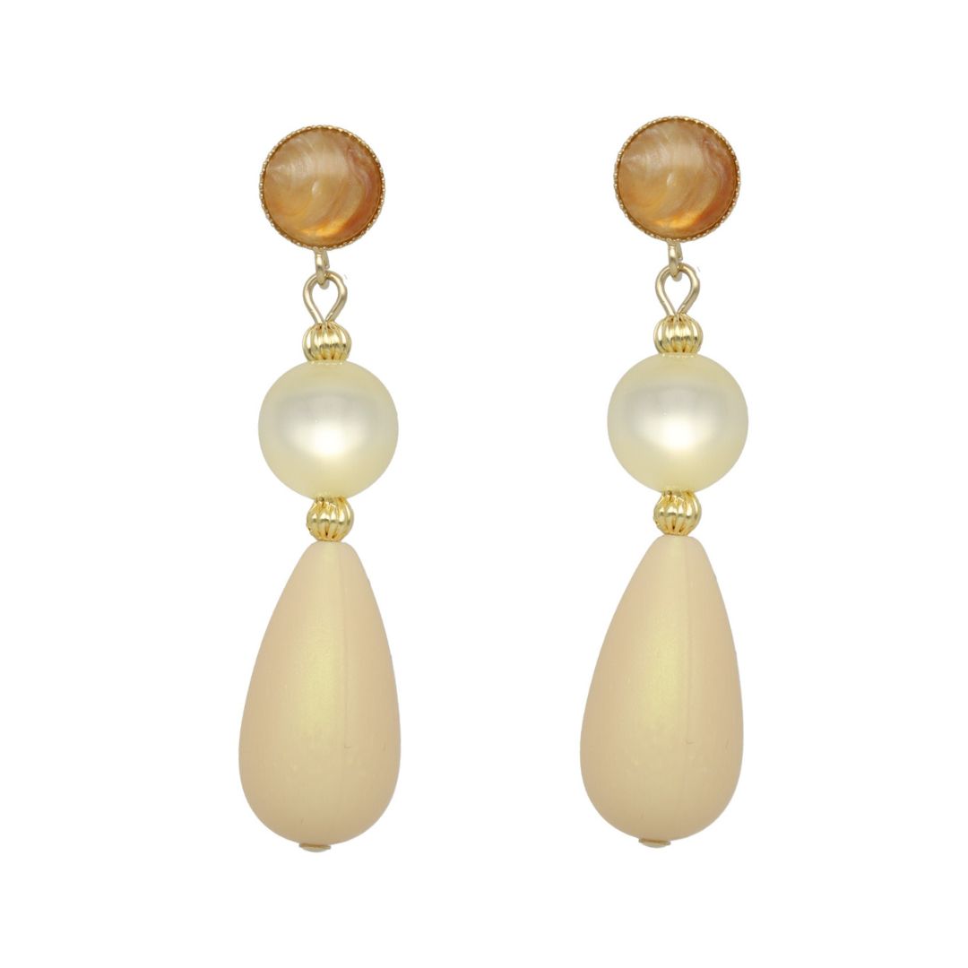 camps & camps oorhangers Chique Pearl Drops