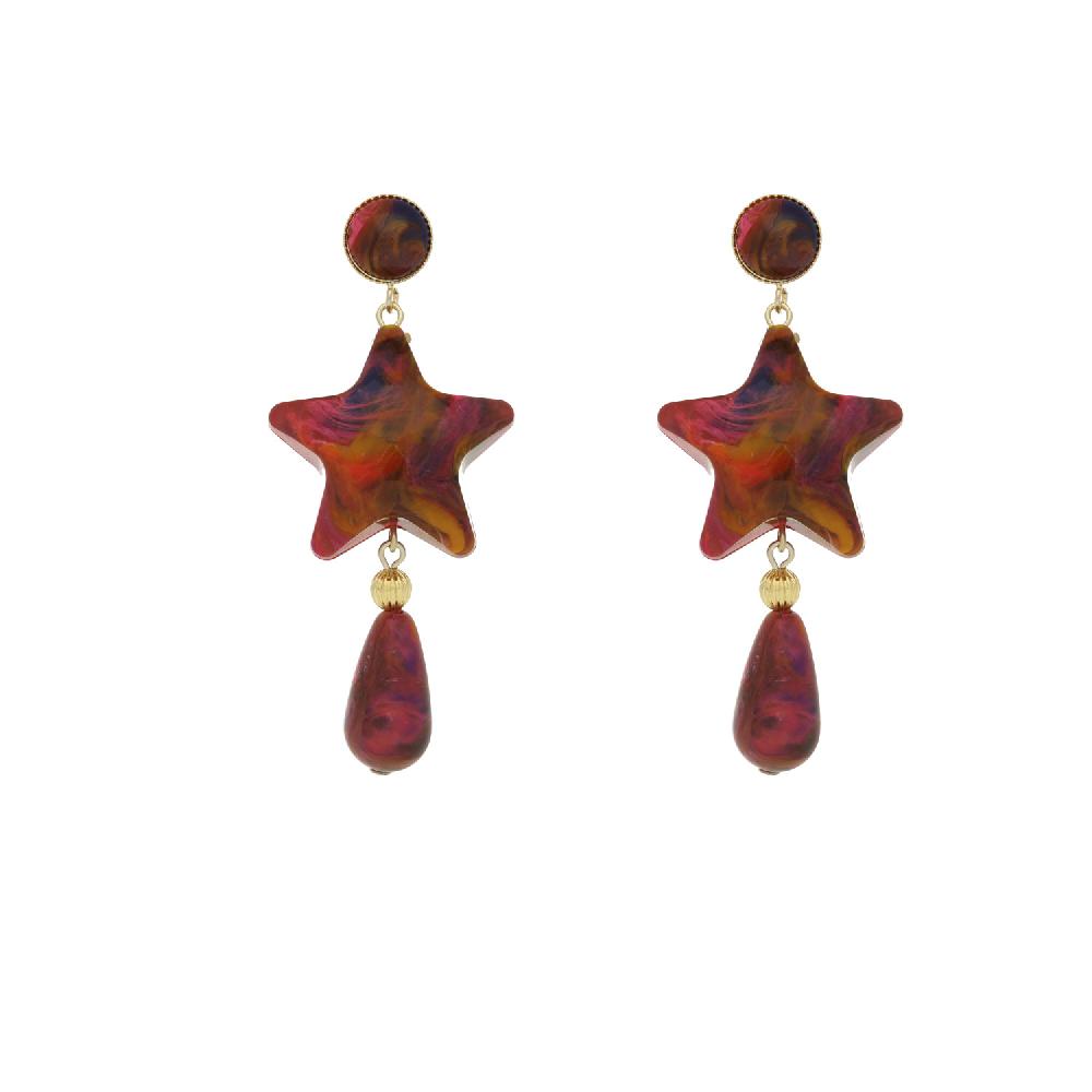 camps & camps Oorhangers Chunky Dangling Star