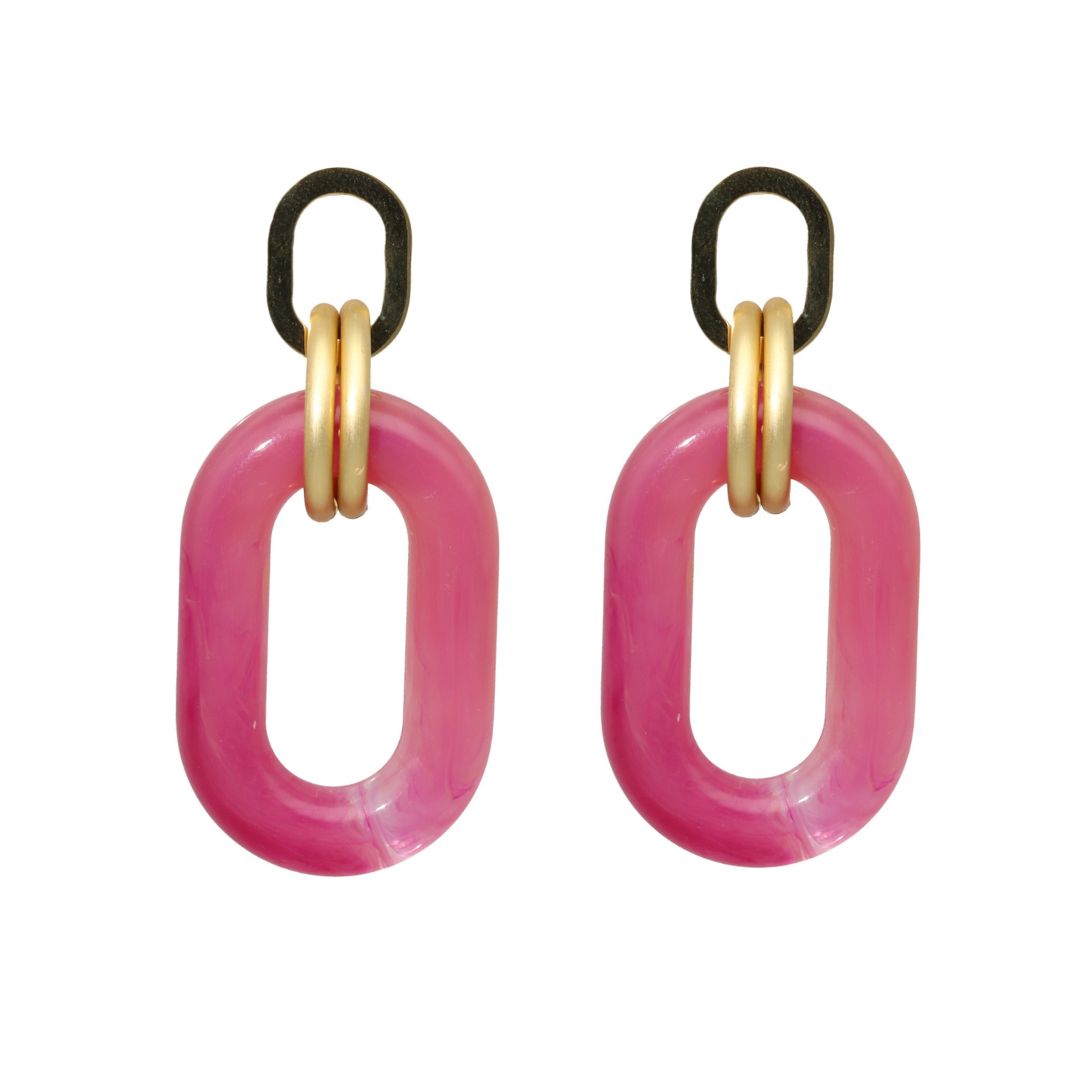 camps & camps oorhangers Chunky Oval Dangling