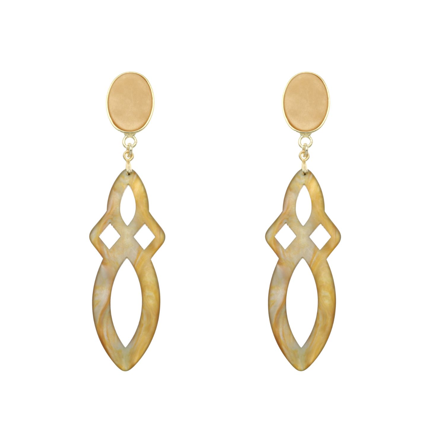 camps & camps oorhangers Dangling Filigrain Earrings