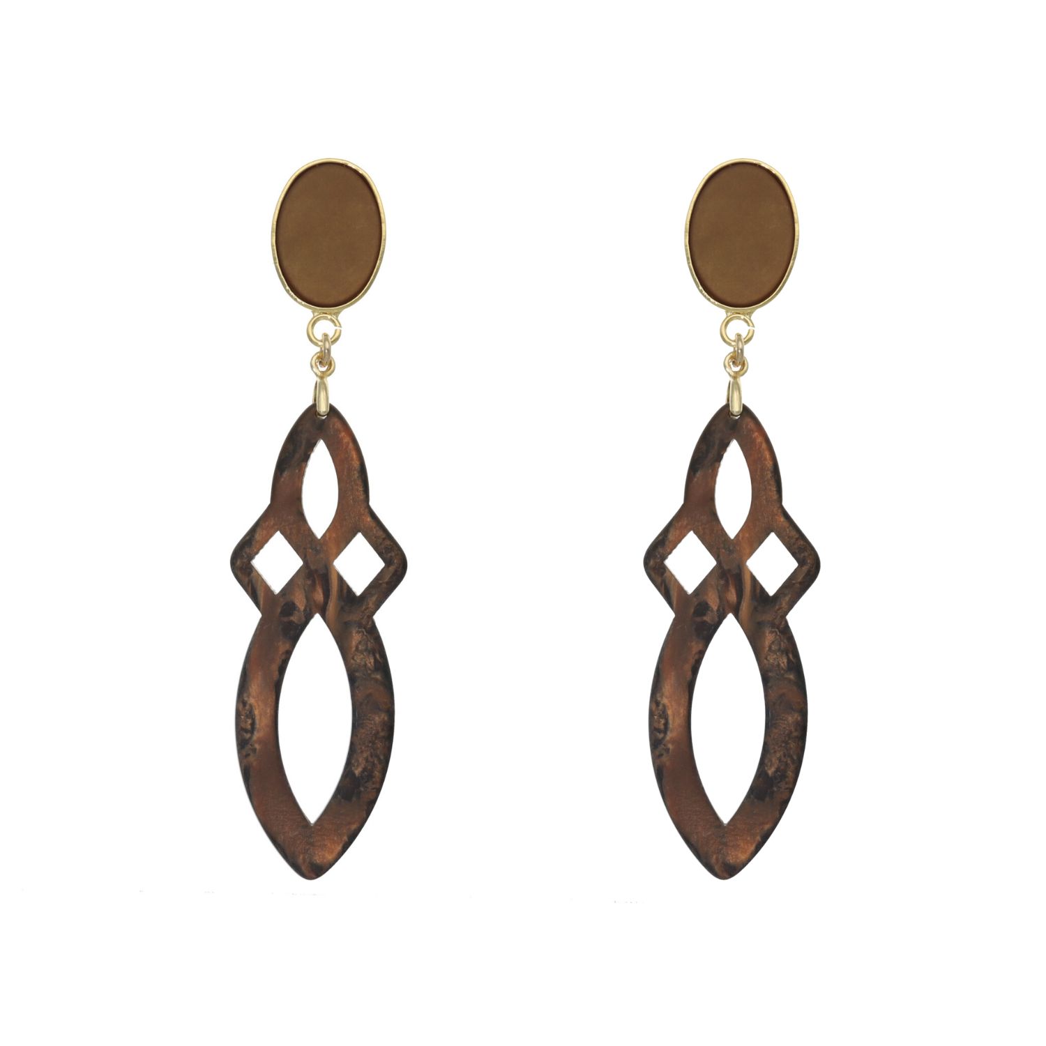 camps & camps oorhangers Dangling Filigrain Earrings