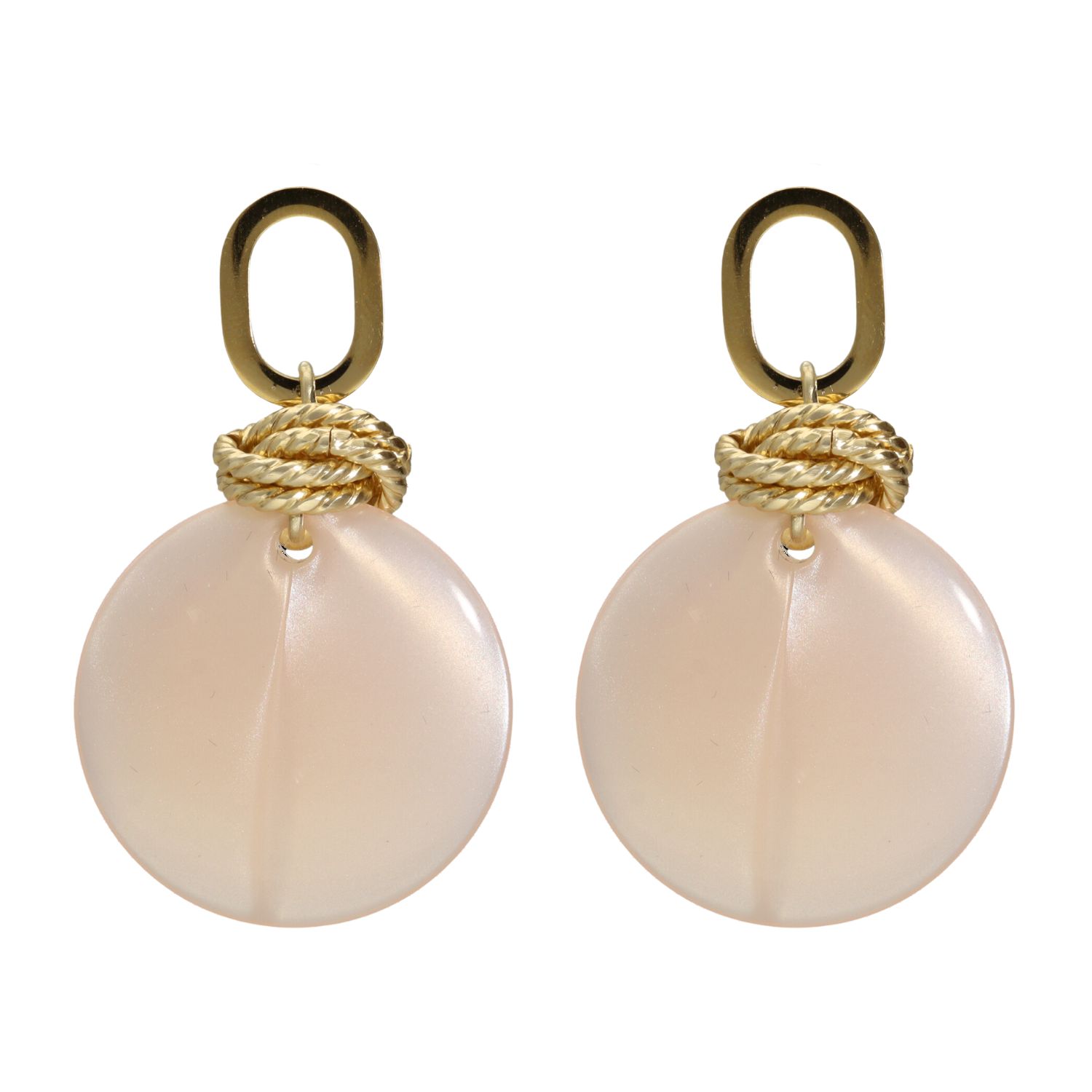 Camps & Camps Oorhangers Elegant Dangling Disc