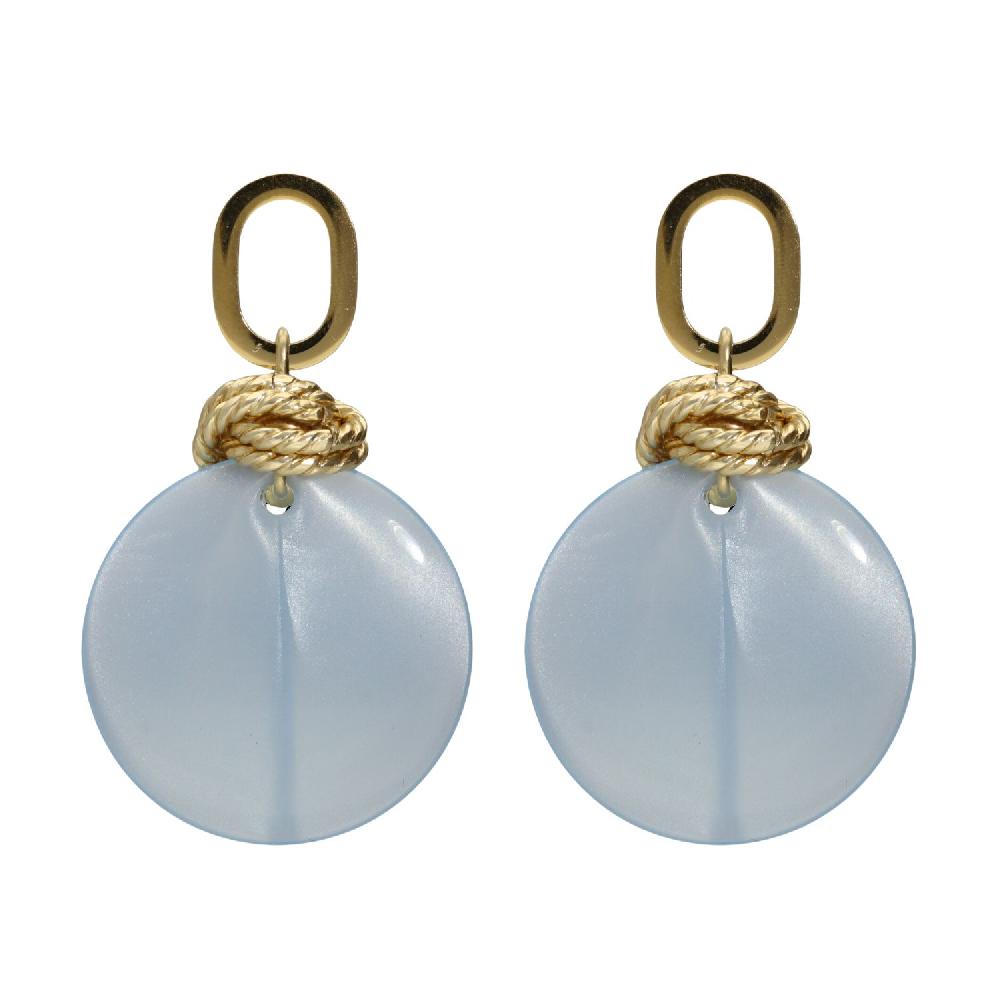 Camps & Camps Oorhangers Elegant Dangling Disc