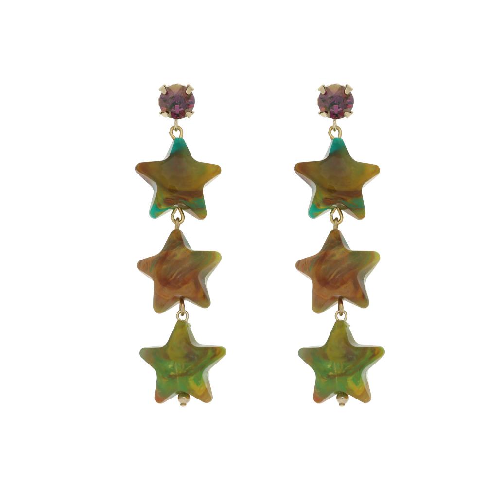 camps & camps Oorhangers Festive Chunky Star