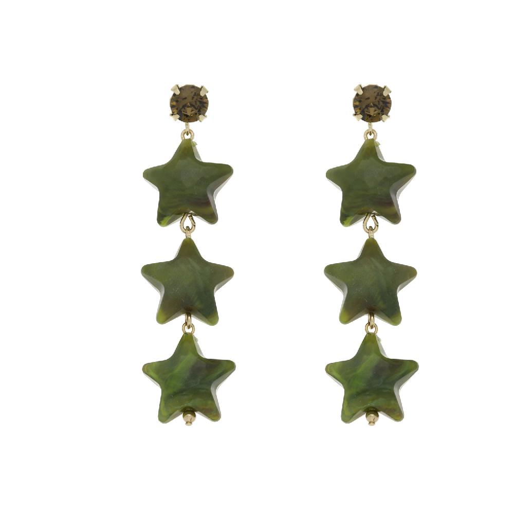 camps & camps Oorhangers Festive Chunky Star