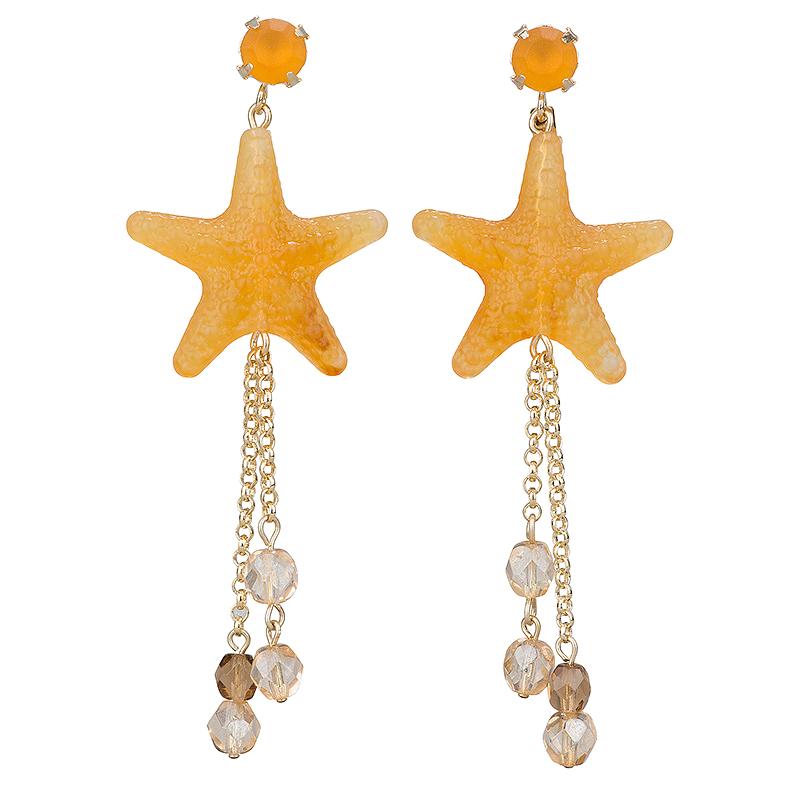 camps & camps oorhangers Funky starfish earring