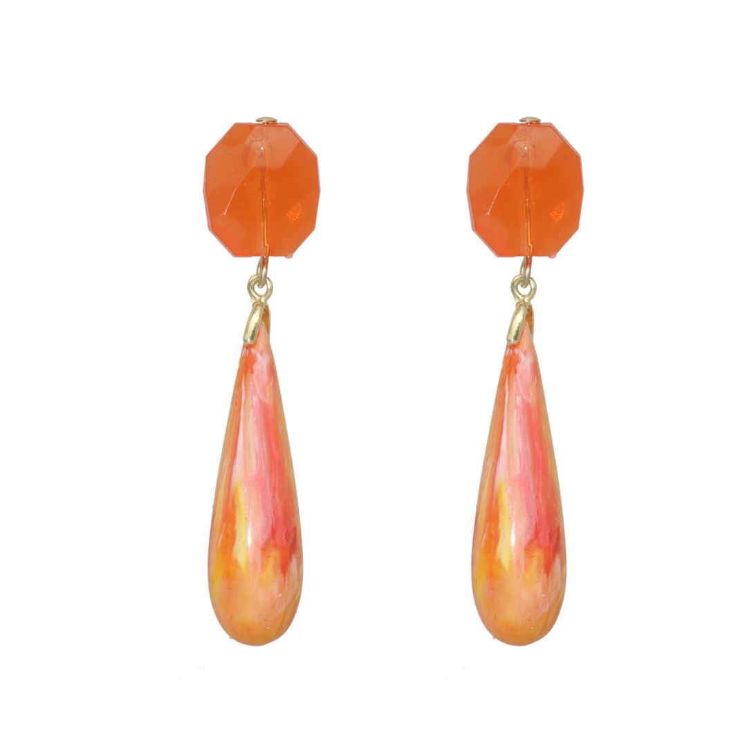 camps & camps oorhangers Marble Droplet Earrings