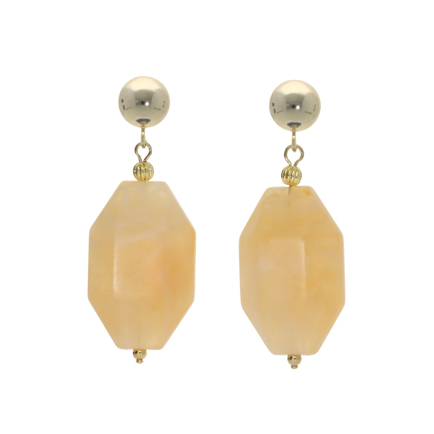 camps & camps oorhangers Matte Chuncky Gem Dangling