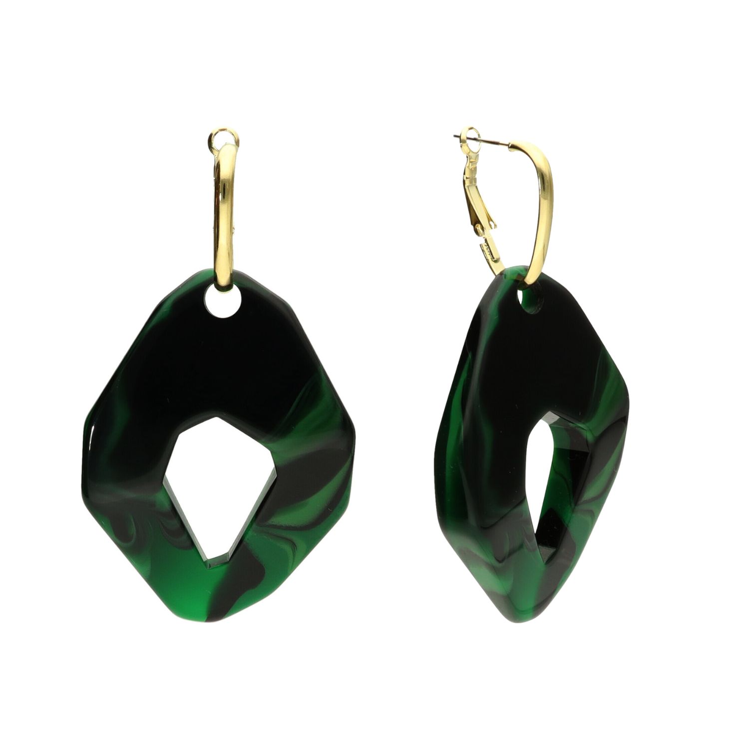 camps & camps oorhangers Organic Marbled Earrings