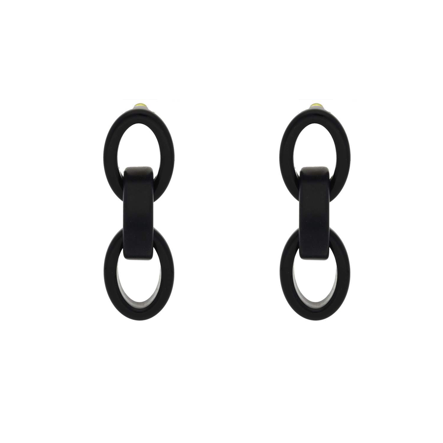 camps & camps Oorhangers Oval Double Resin Link