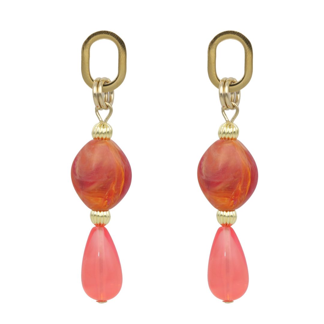 camps & camps oorhangers Oval Droplet Earrings