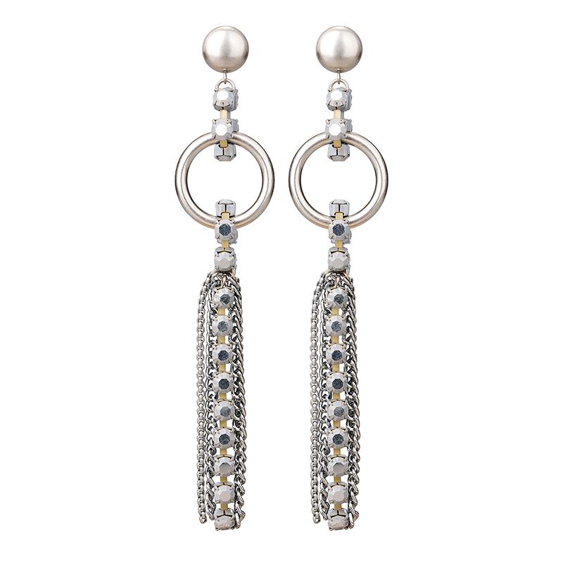 camps & camps oorhangers silver dynasty crystals