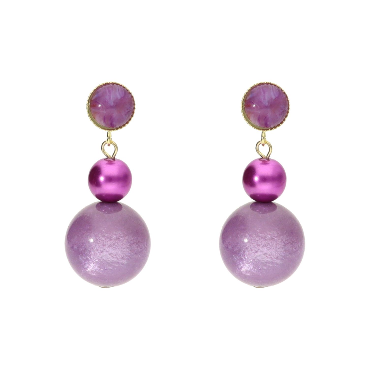 Camps & Camps Oorhangers Sparkling Pearl Earrings